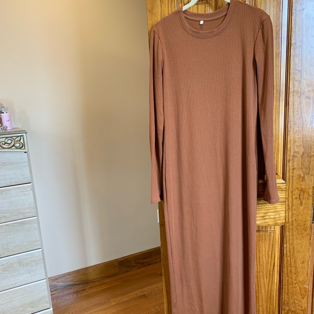 Ribbed Maxi Bodycon dress